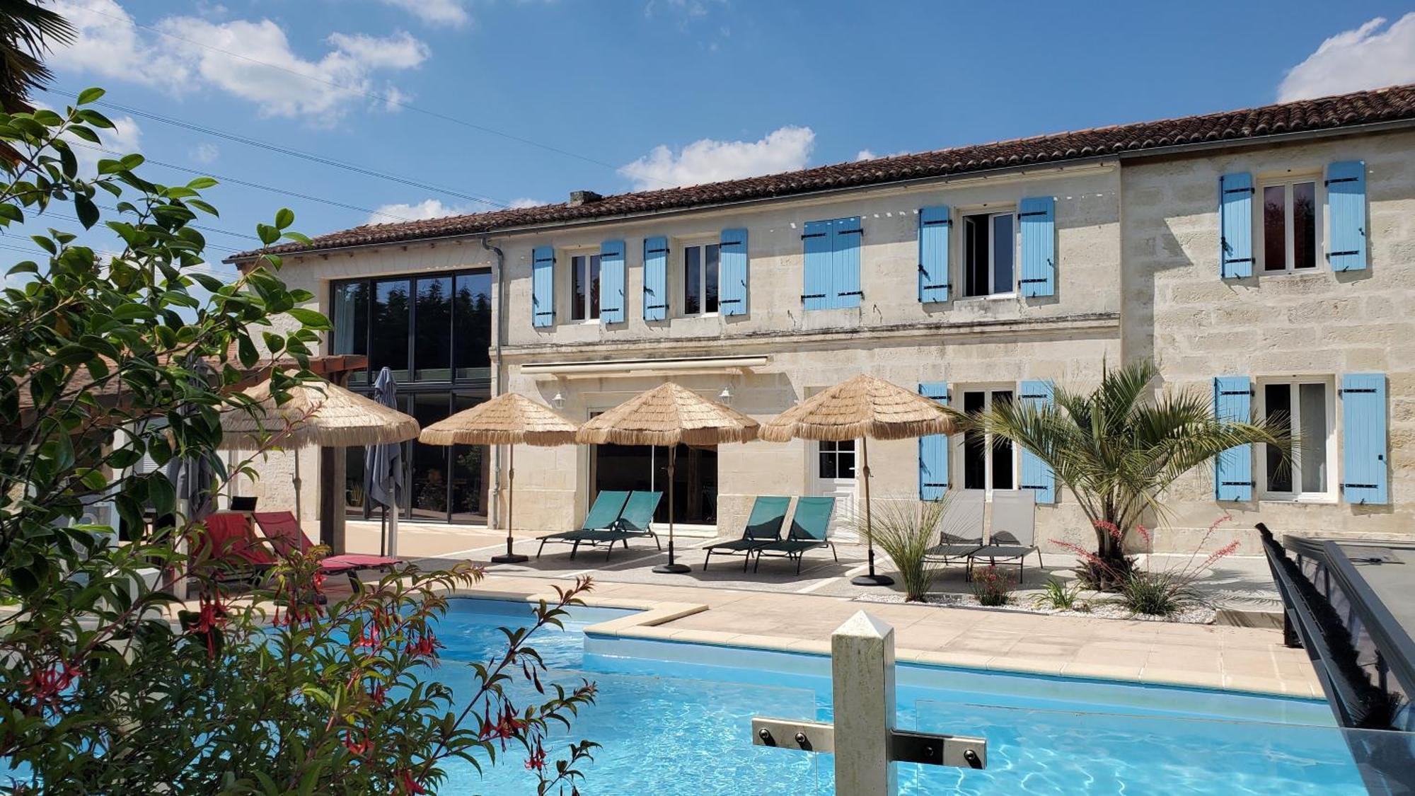 Bed and Breakfast Les Cuves - Saintes Chaniers Exterior foto